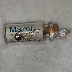 16-18 in.March birthstone necklace